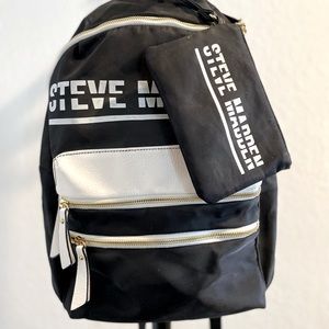 Steve Madden Backpack & Clutch